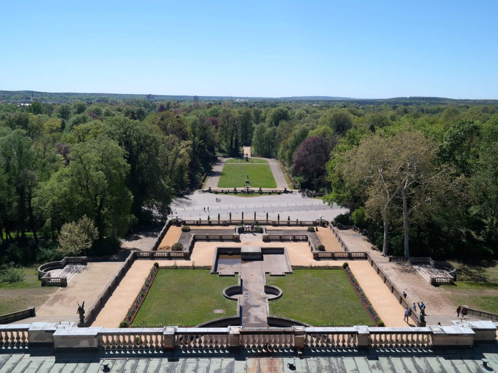 Uitzicht vanaf de Orangerie Potsdam