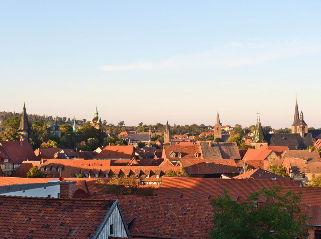 Uitzicht Quedlinburg Schlossberg