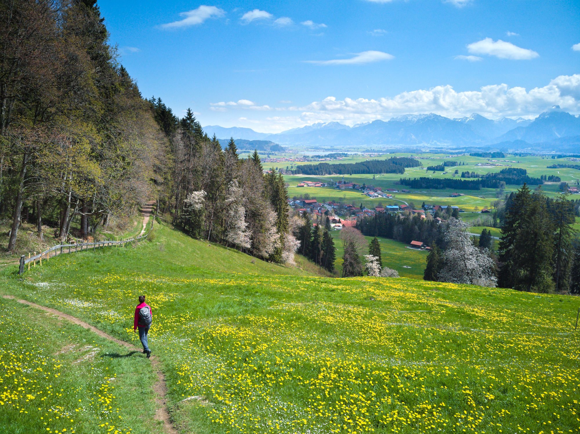 Wandelen voorjaar Alpenvoorland Füssen